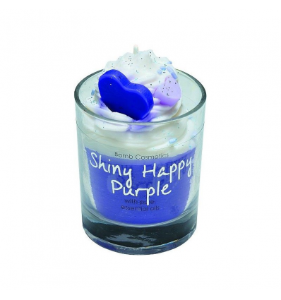 Bougie crème fouettée Shiny Happy Purple Cadeau68