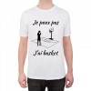 T-shirt Je peux pas j'ai Basket Cadeau68