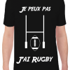 T-Shirt Je peux pas j'ai Rugby Cadeau68