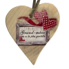 petit coeur en bois personnalise mamie